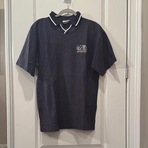Authentic Walt Disney World Navy Blue Women’s Polo Shirt Sz M